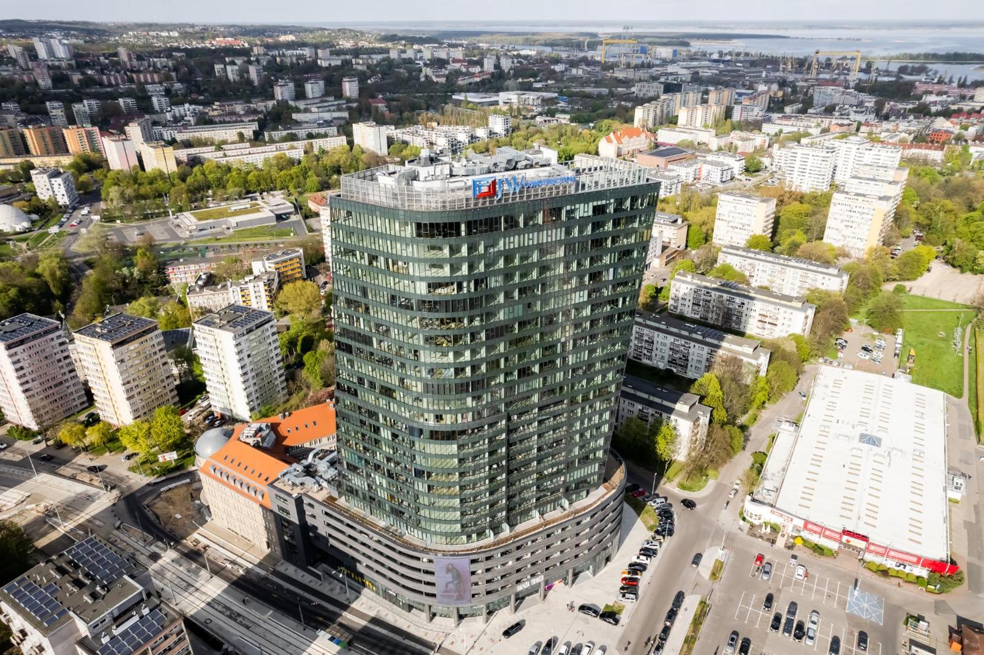 Hanza Tower Apartment No. 524 - Swimming Pool, Jacuzzi, Balcony Szczecin Buitenkant foto